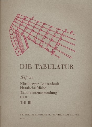 Nrnberger Lautenbuch Band 3