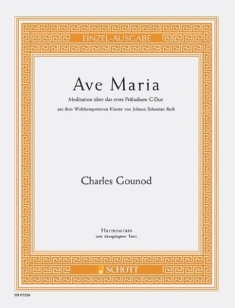 Ave Maria fr Harmonium mit Text