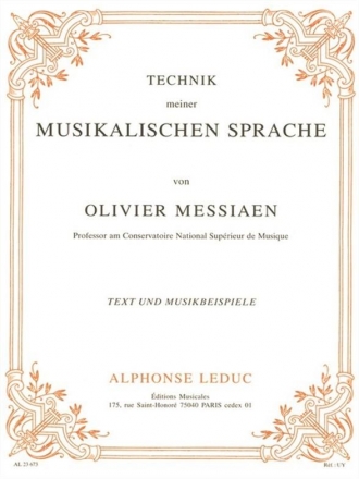 Die Technik meiner musikalischen Sprache Text und Musikbeispiele