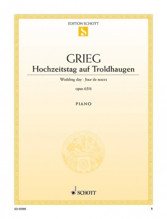 Hochzeitstag auf Troldhaugen op.65,6 fr Klavier