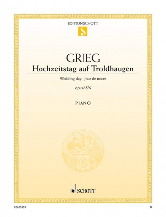 Hochzeitstag auf Troldhaugen op.65,6 fr Klavier