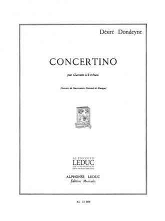 CONCERTINO POUR CLARINETTE ET PIANO AV