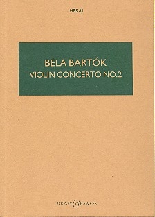 Concerto no.2 for violin and orchestra study score