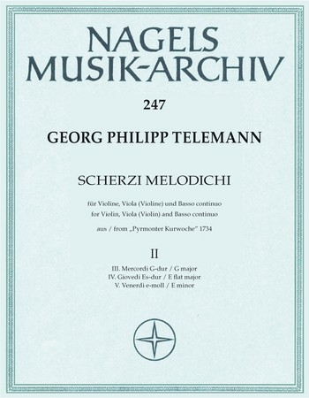 Scherzi melodichi Band 2 fr Violine,Viola und Bc Stimmen