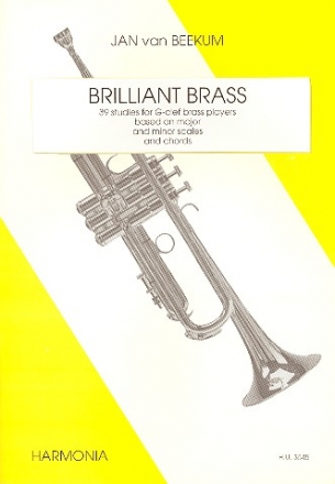 Brilliant Brass 39 studies for violin clef brass players based on major and minor scales and chords