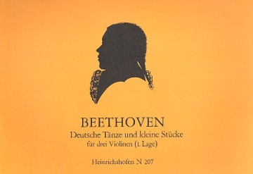 Deutsche Tnze und kleine Stcke fr 3 Violinen Partitur
