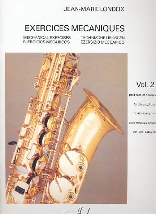 Exercices mécaniques vol.2 pour tous les saxophones