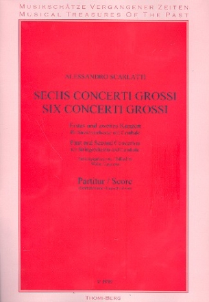 Concerti Grossi Nr.1 und 2 fr Streichorchester Partitur (=Cembalo)