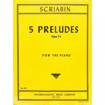 5 preludes op.74 for piano