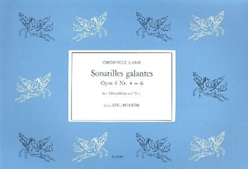 Sonatilles galantes op.6 Band 2 (Nr.4-6) fr Altblockflte und Bc