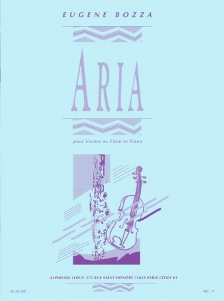 Aria  pour violon (flte) et piano