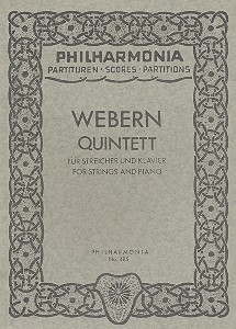 Quintett fr Streichquartett und Klavier Studienpartitur