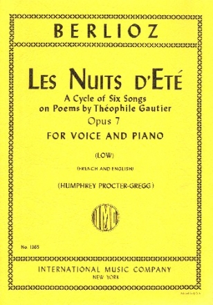 Les nuits d't low voice and piano (fr/en)