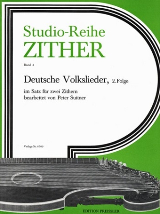 Deutsche Volkslieder Band 2 fr 2  Zithern