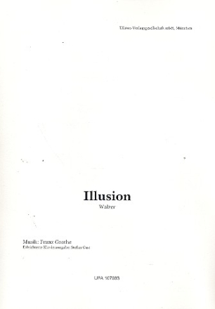 Illusion: Einzelausgabe fr Klavier