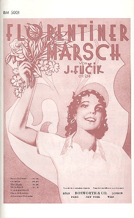 Florentiner Marsch fr Blasorchester Partitur und Stimmen