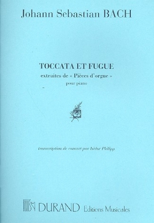 Toccata et fugue en re mineur BWV565 pour piano