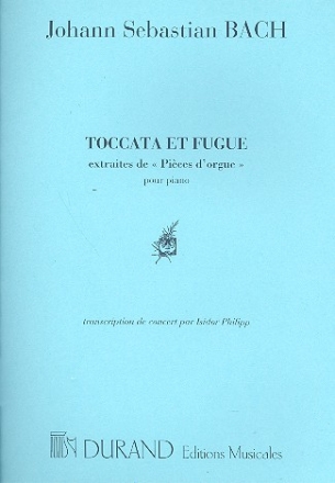 Toccata et fugue en re mineur BWV565 pour piano