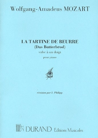 La tartine de beurre pour piano
