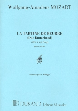 La tartine de beurre pour piano