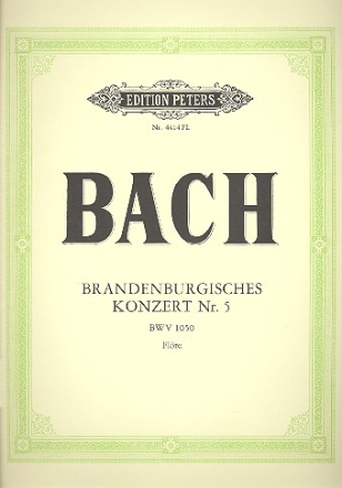 Brandenburgisches Konzert Nr.5 D-Dur BWV1050 für Flöte, Violine, Cembalo solo, Streicher und Bc Flöte