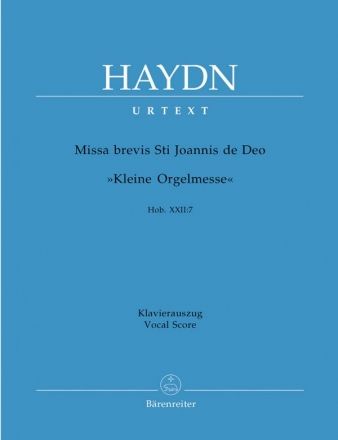 Missa brevis St. Joannis de deo Hob.XXII:7 fr Soli, Chor und Orchester Klavierauszug
