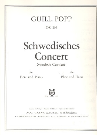 Schwedisches Konzert op.266 fr Flte und Klavier