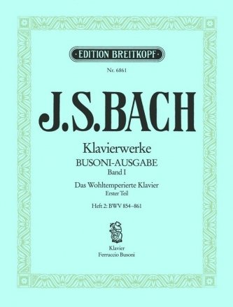Das wohltemperierte Klavier - Teil 1 Band 2 fr Klavier