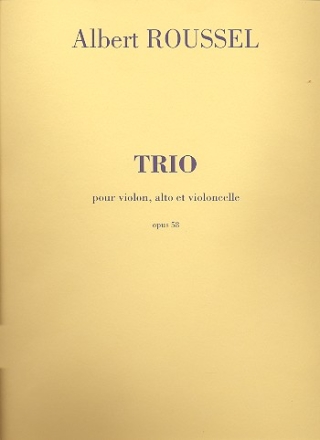 Trio op.58 pour violon, alto et violoncelle, parties