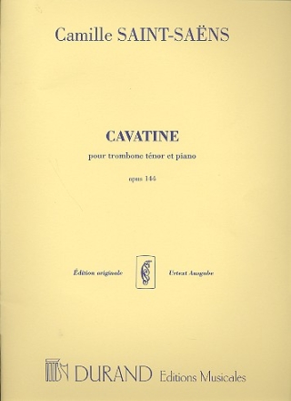 Cavatine op.144 pour trombone et piano