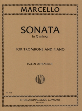 Sonata in g minor for trombone and piano OSTRANDER, A., ED.