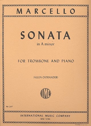 Sonata a minor for trombone and piano