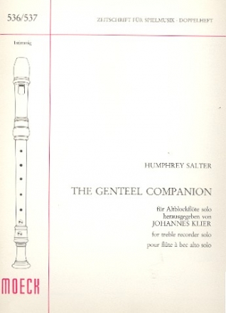 The Genteel Companion (1683) fr Altblockflte solo