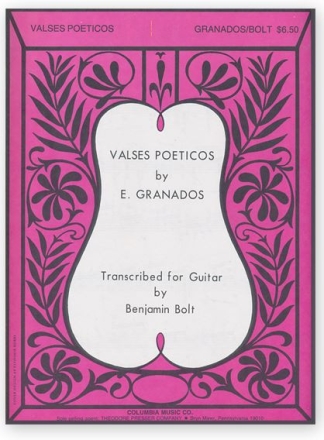 Valses poeticos for guitar