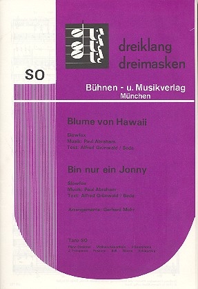 Die Blume von Hawaii Groes Potpourri aus der Operette fr Salonorchester