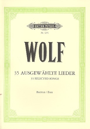 35 ausgewhlte Lieder fr Bariton (Ba) und Klavier (dt/en)