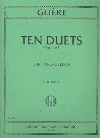 10 Duets op.65 vol.1 (nos.1-5) for 2 cellos