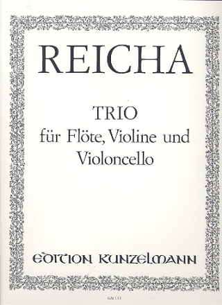 Trio G-Dur fr Flte, Violine und Violoncello 3 Stimmen