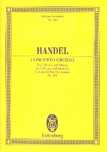 Concerto grosso G-Dur op.6,1 fr Orchester Studienpartitur