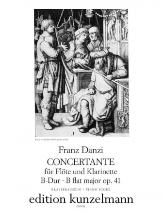 Concertante op.41 B-Dur fr Flte, Klarinette und Orchester fr Flte, Klarinette und Klavier