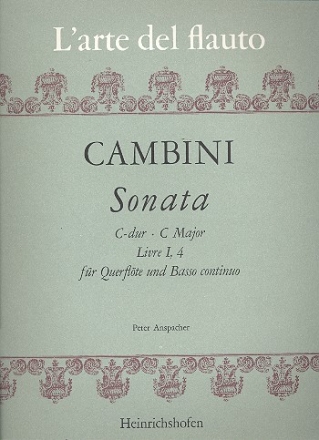 Sonate C-Dur Livre 1 Nr.4 fr Flte und Bc