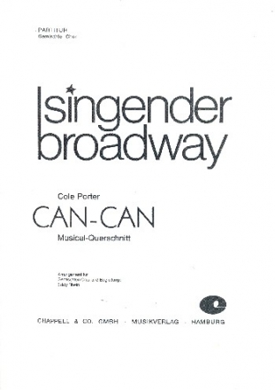 Can-Can fr gem Chor (SATB) und Klavier Partitur (dt/en)