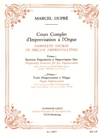 Cours complet d'improvisation  l'orgue vol.2 (organ improvisation) english