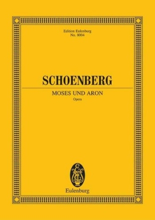 Moses und Aron fr Soli, Chor und Orchester Studienpartitur