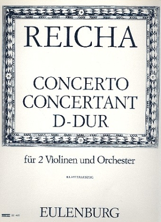 Concerto concertant D-Dur op.3 für 2 Violinen und Orchester für 2 Violinen und Klavier