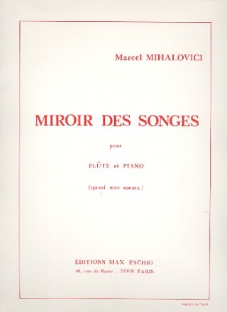 Miroir des songes pour flte et piano