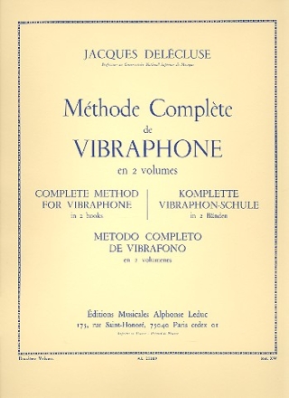 Mthode complte de vibraphone vol.2