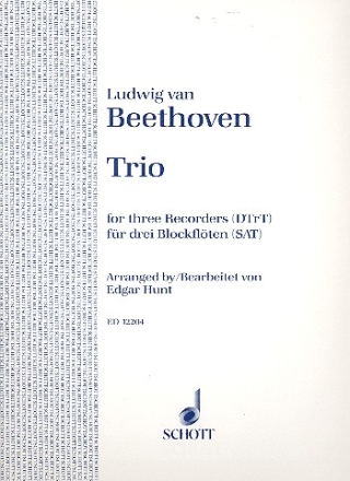Trio op.87 fr 3 Blockflten (SAT) Spielpartitur