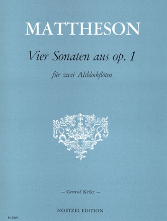 4 Sonaten aus Op. 1 (Partitur)