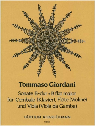 Sonate B-Dur op.30,3 fr Flte, Viola und Cembalo
